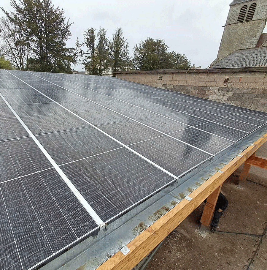 damblain Ombrière photovoltaïque à Damblain (88)